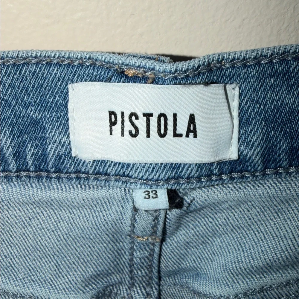 pistola Blue High-Rise Straight Jeans - Picture 7 of 8